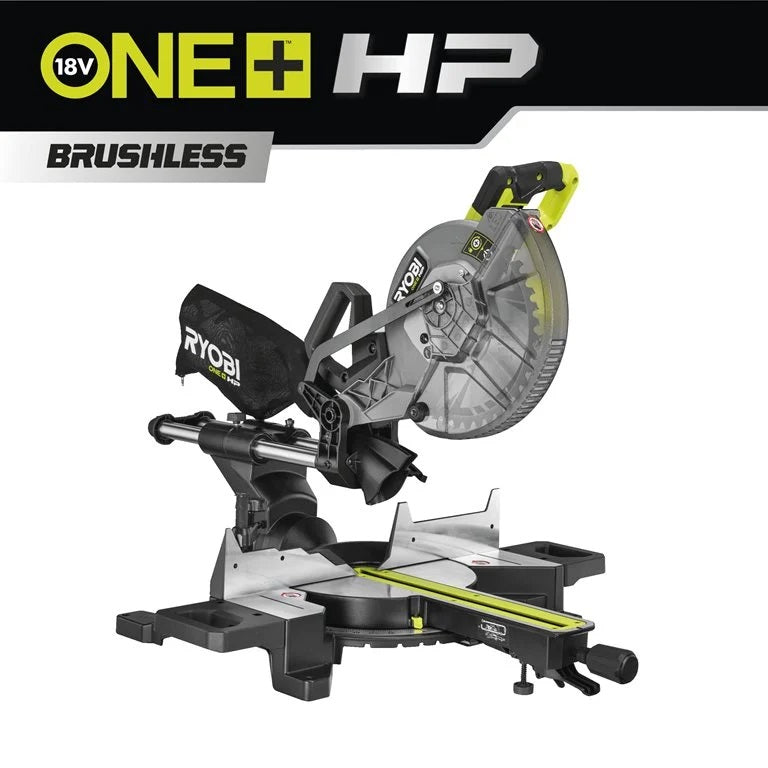 Ryobi RMS18254X-0 18V ONE+ HP Cordless Brushless 254mm Sliding Mitre Saw