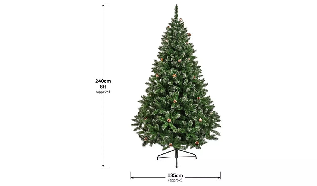 Premier Decorations 8ft Rocky Mountain Pine Christmas Tree