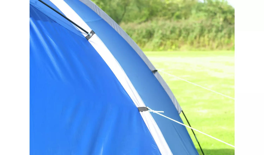 Pro Action 6 Person 1 Room Dome Camping Tent with Porch
