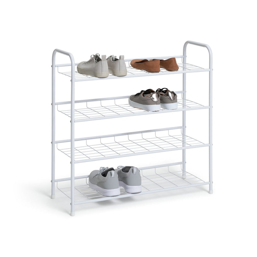 Home Jorn 4 Tier Shoe Rack - White