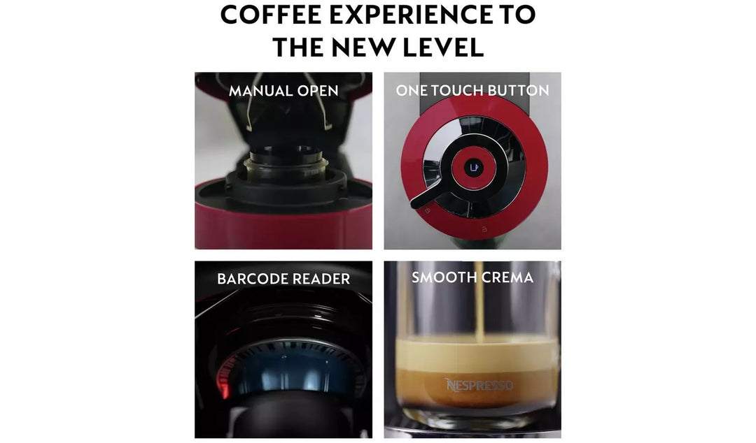 Nespresso Vertuo Next Pod Coffee Machine Bundle Magimix Grey