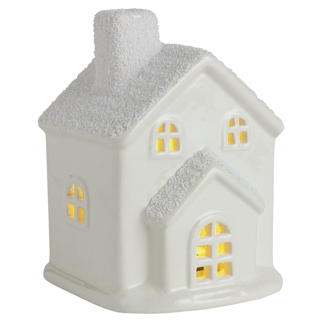 Habitat White Light Up House Christmas Decoration