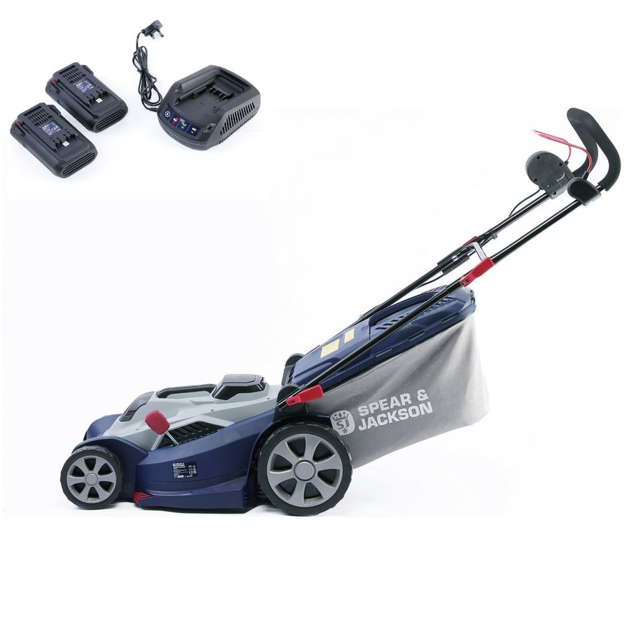 Spear & Jackson SCR3640A 40cm Cordless Rotary Lawnmower - 36V