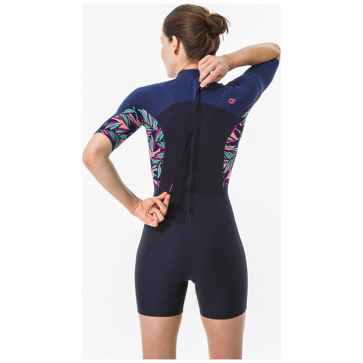 Decathlon Women's Surfing Shorty short-sleeved 500 WAKU S