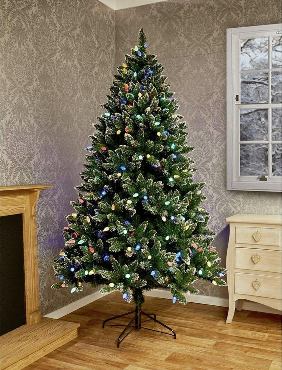 Premier Decorations 6ft Pre-Lit Rockingham Forest Frazer Christmas Tree