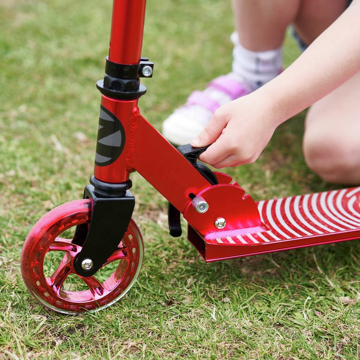 Zinc Identity Aluminium Folding Scooter - Red