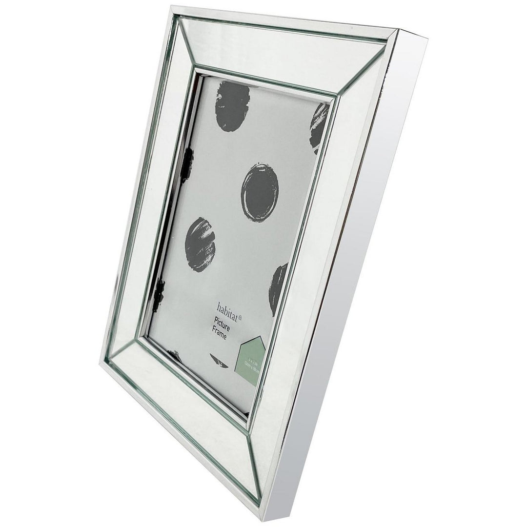 Habitat Silver Mirrored Picture Frame - 4" x 6"