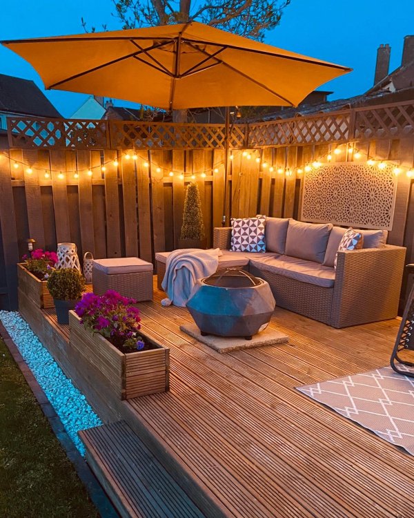 Habitat 20 Warm White Festoon Solar Lights