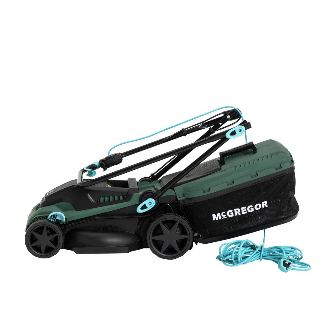 McGregor MCELM1434 34cm Electric Corded Rotary Lawnmower - 1400W