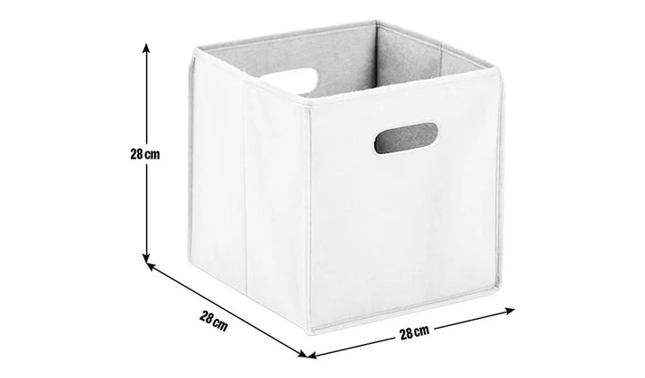 Habitat Set of 4 Felt Square Boxes - Grey