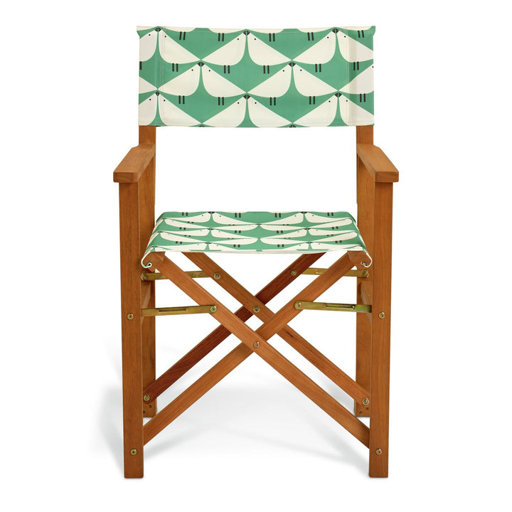 Habitat x Scion Folding Wooden Garden Director Chair - Lintu