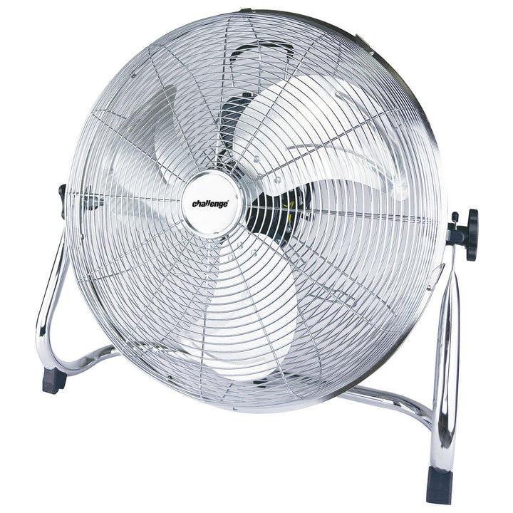 Challenge Chrome Tilt Floor Fan - 18 Inch
