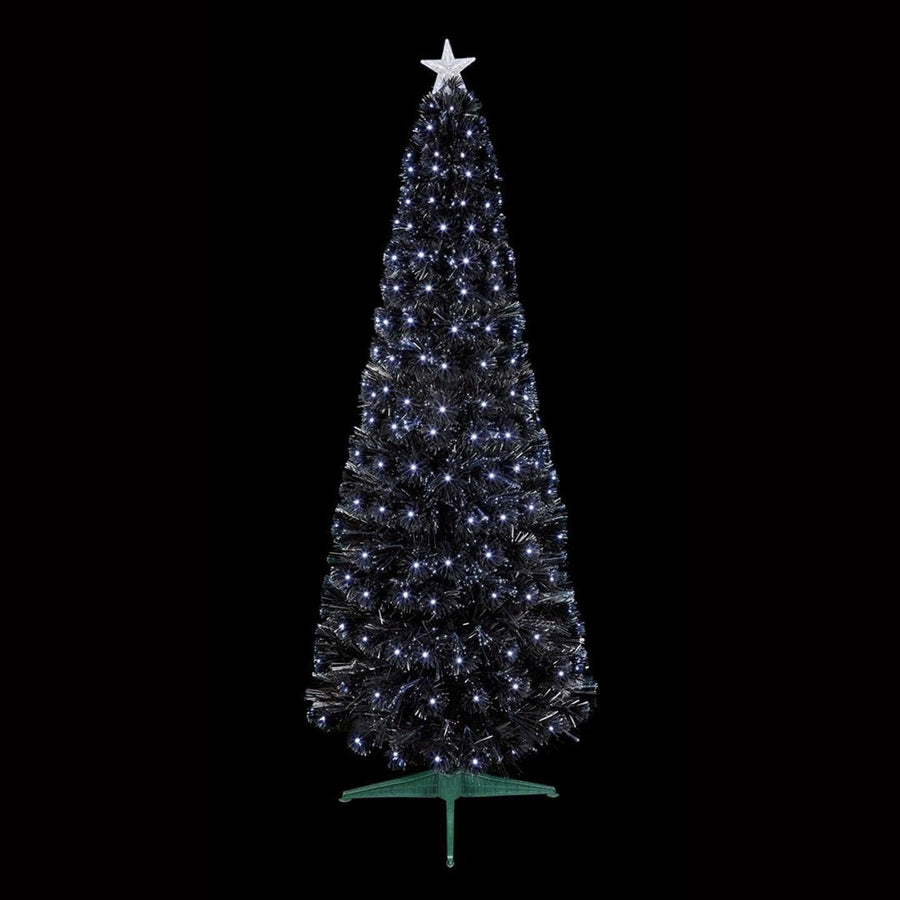 Premier Decorations 4ft LED Slim Christmas Tree - Black