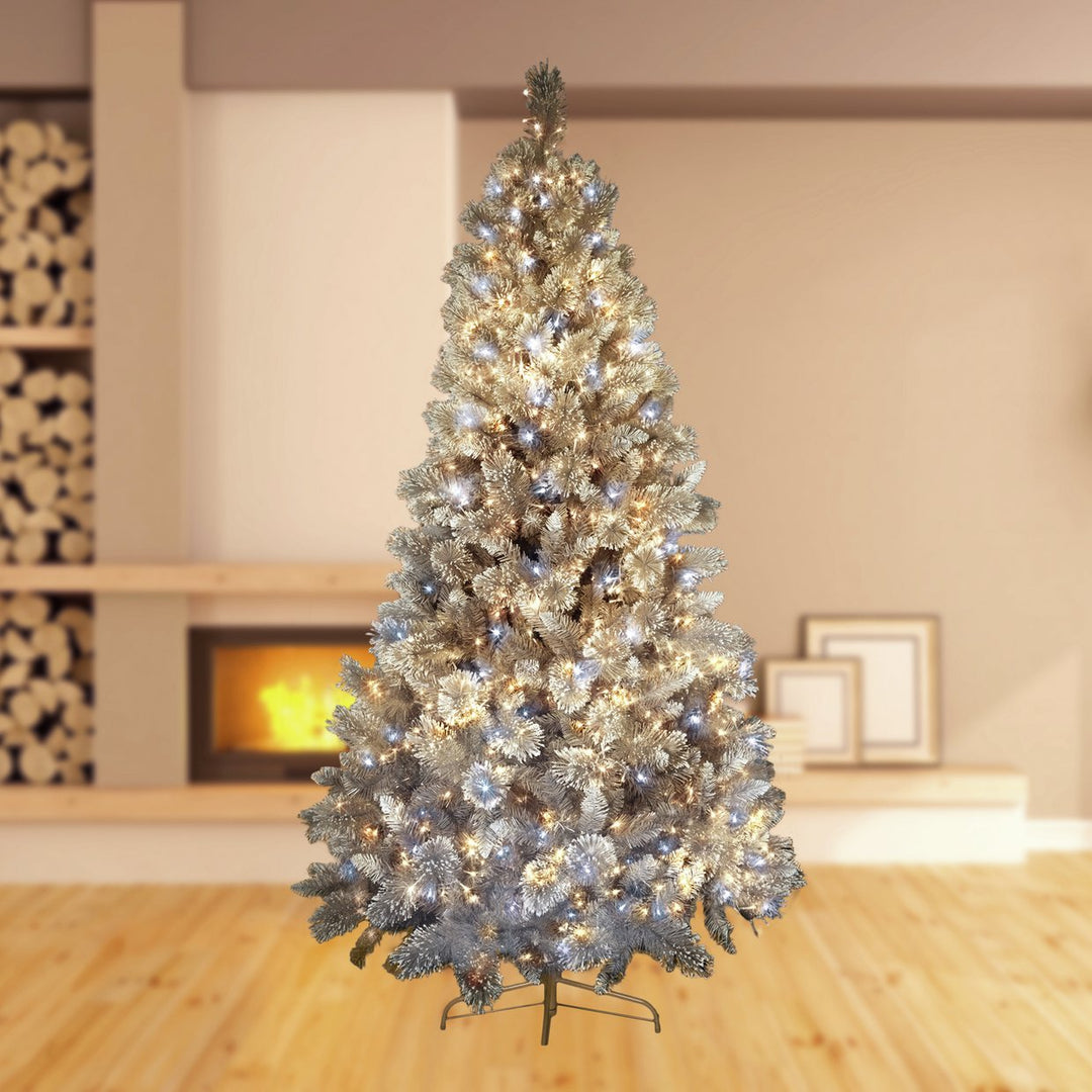 Premier Decorations 1000 White &amp; Warm White LED Christmas Tree Lights
