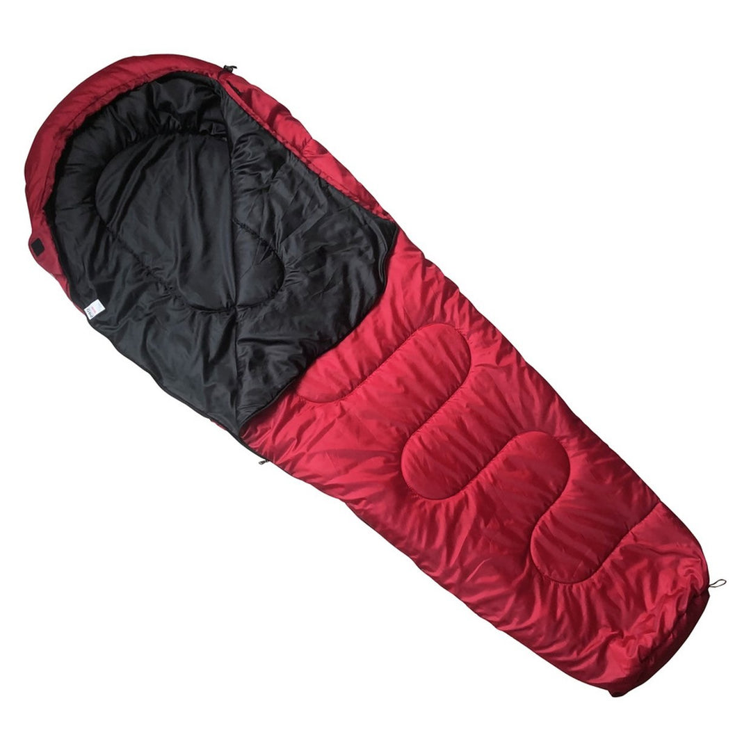 Pro Action 250GSM Mummy Sleeping Bag - Red