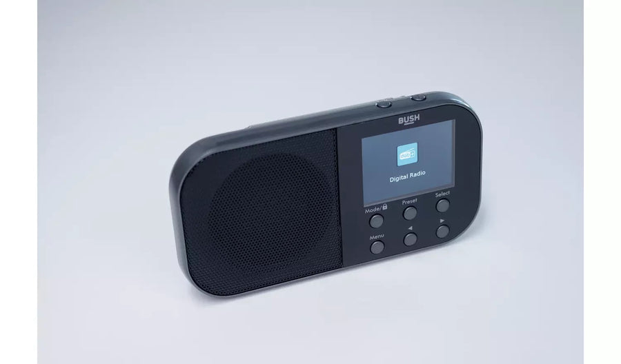 Bush Handheld Portable DAB+ Radio - Black