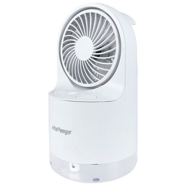 Challenge White Desk Misting Fan - 4 Inch