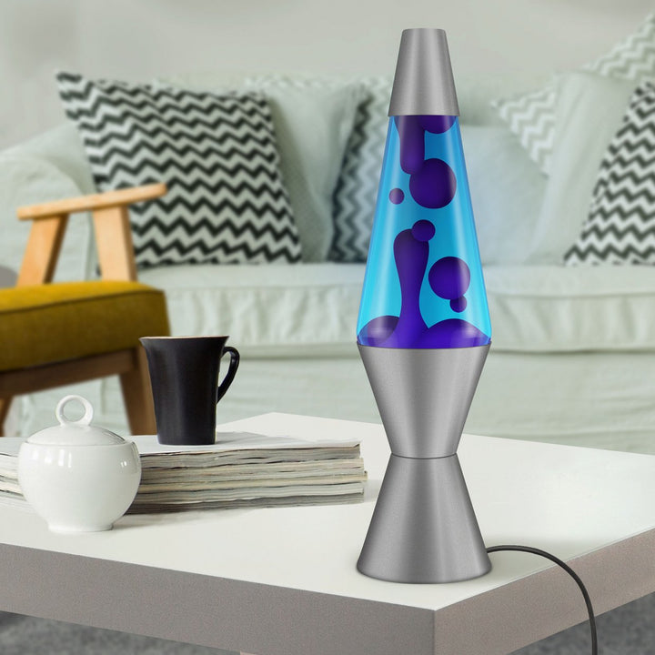 Lava 17in Midnight Cascade Lamp - Blue