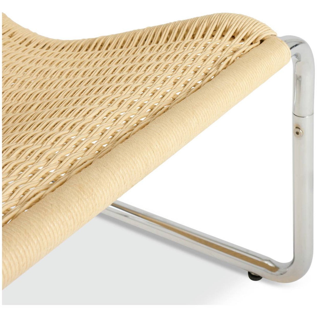 Habitat Ronan Chair & Footstool - Natural