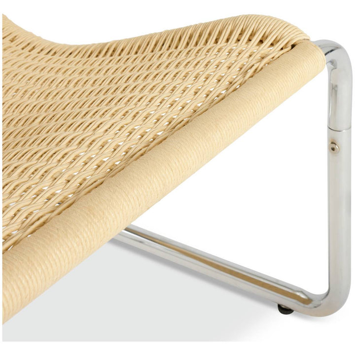 Habitat Ronan Chair & Footstool - Natural
