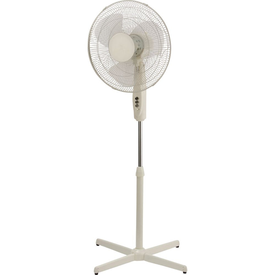 White Oscillating Pedestal Fan - 16 Inch