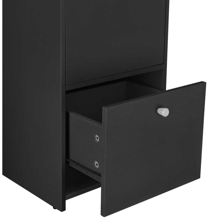 Home Prime 3 Drawer Bathroom Drawer Unit - Black