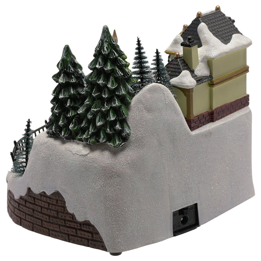 The Seasonal Gift Co LED Musical Station With Rotating Train