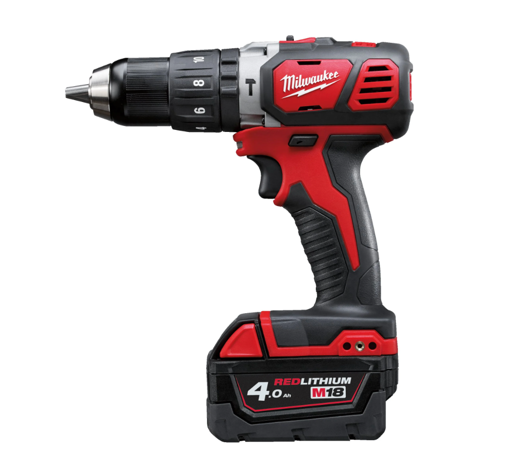 Milwaukee M18 BPP4C-402B 18V 2 x 4.0Ah Li-Ion RedLithium Cordless 4 Piece Kit