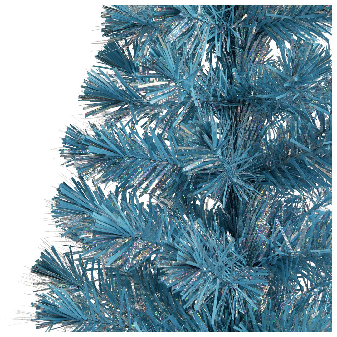 Home 3ft Fibre Optic Blue Christmas Tree