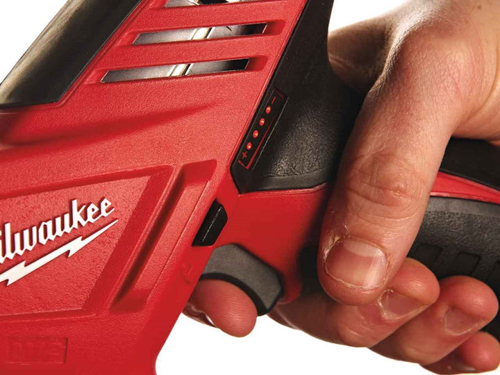 Milwaukee C12HZ-202C 12v Cordless Hackzall - 2 x Li-Ion Batteries