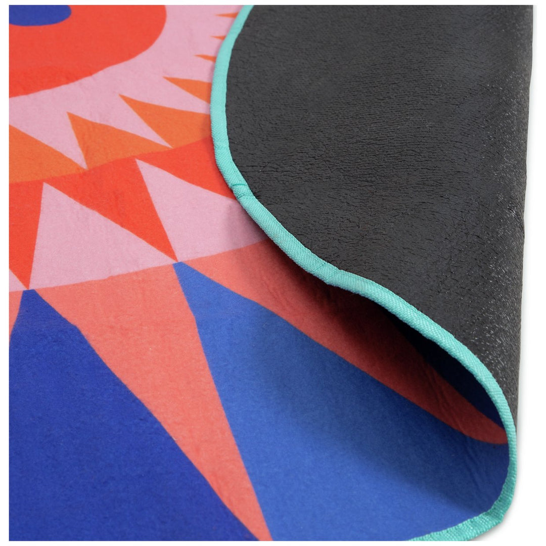 Home Abstract Play Sunshine Round Fleece Picnic Blanket