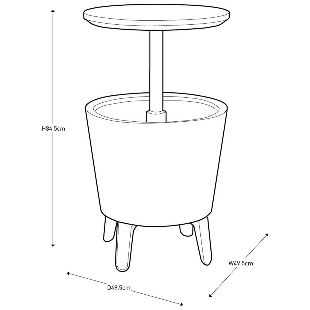 Keter Illuminated Cool Box - 30L