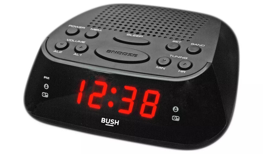Bush Clock Radio - Black