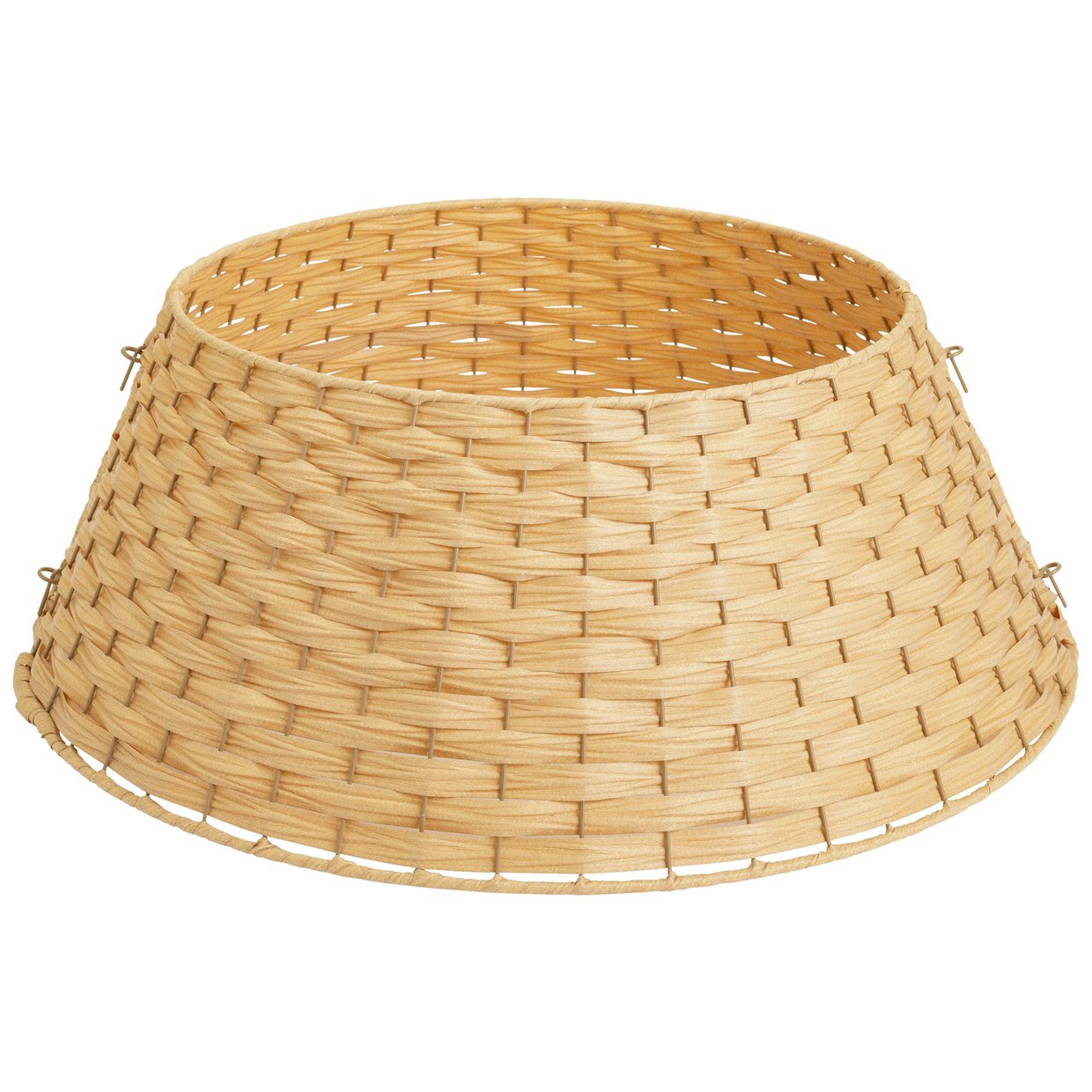 Habitat Woven Collapsible Christmas Tree Skirt - 68cm