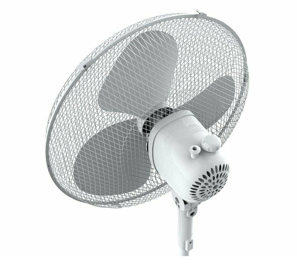 Challenge 16 Inch Pedestal Fan - White