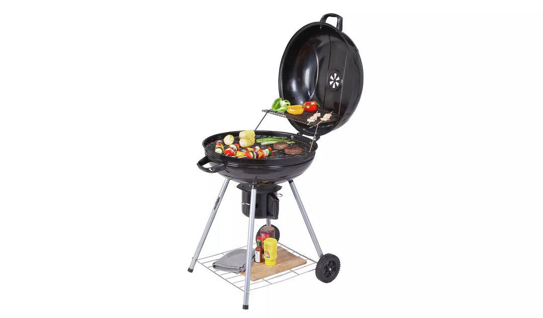 Home 56cm Kettle Charcoal BBQ - Black