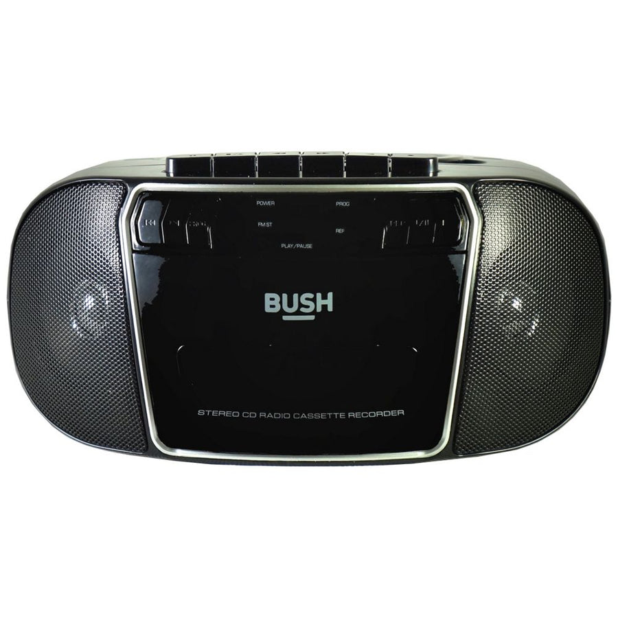 Bush KBB500 CD Radio Cassette Boombox - Black/Silver