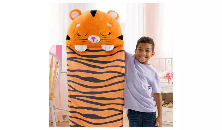 Happy Nappers 280 GSM Tiger Large Sleeping Bag