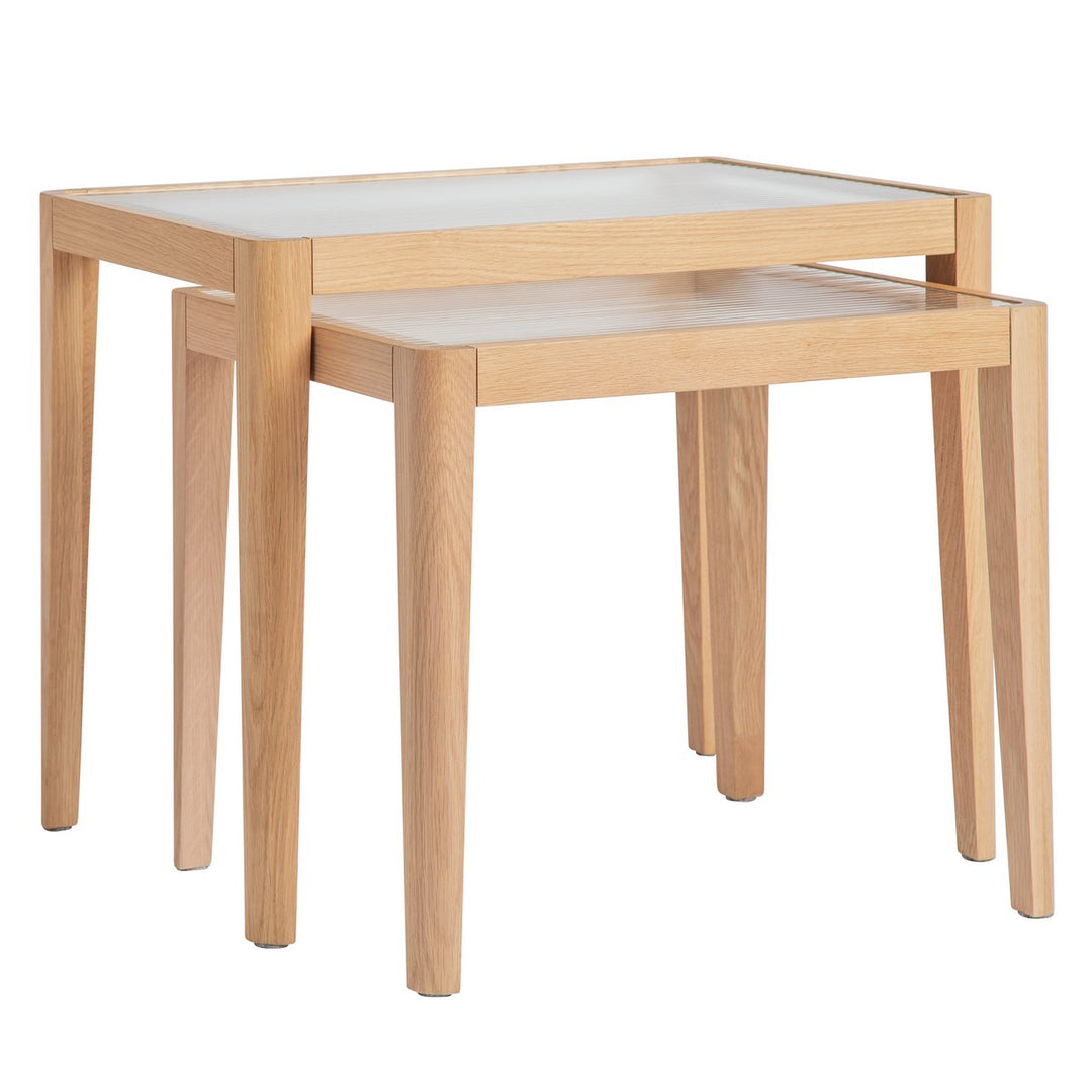 Habitat Camellia Nest of 2 Tables - Natural