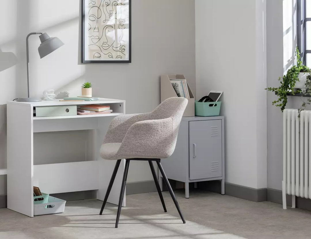 Home Kenora Office Desk - White (Slight Damage To Back Corner)