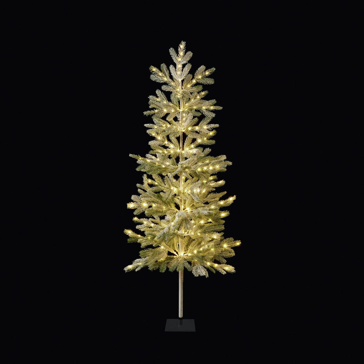 Premier Decorations 5ft Pre Lit Pine Needle Tree 220 Warm White LEDs