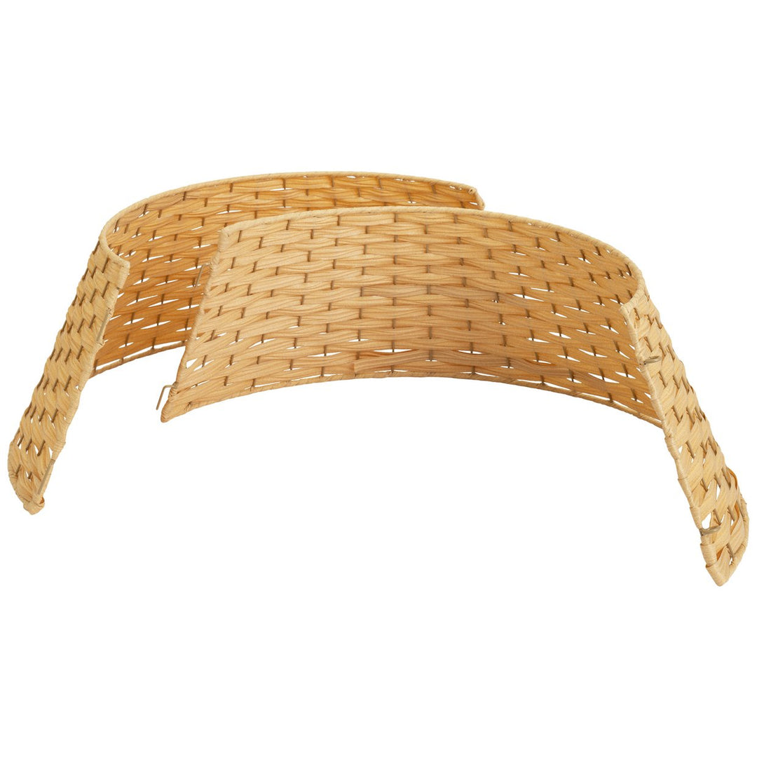 Habitat Woven Collapsible Christmas Tree Skirt - 68cm