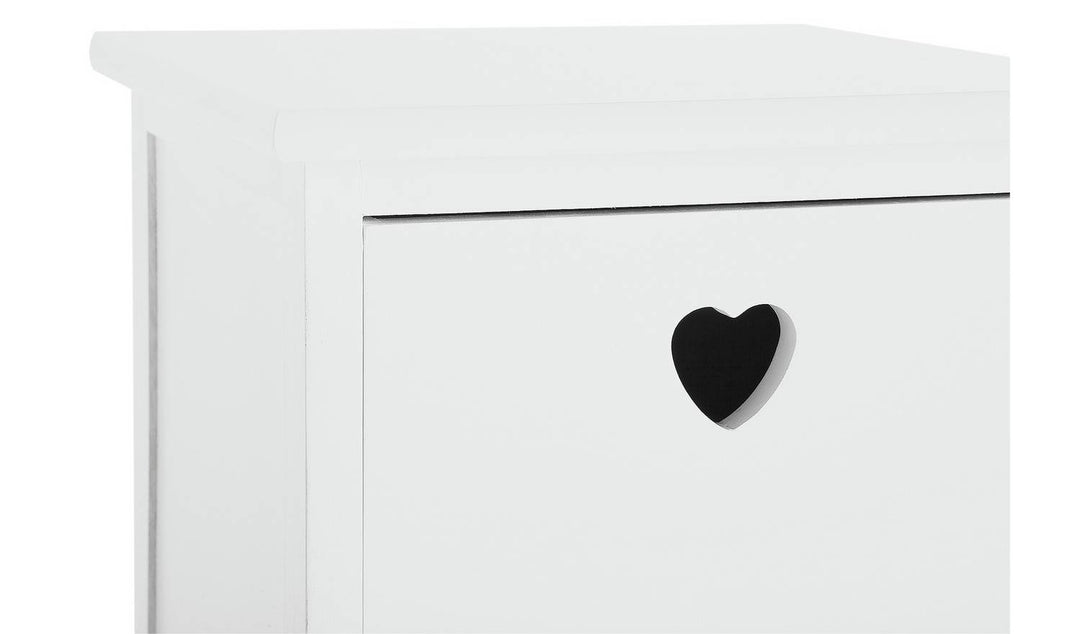 Home Edie 4 Drawer Storage Unit – White