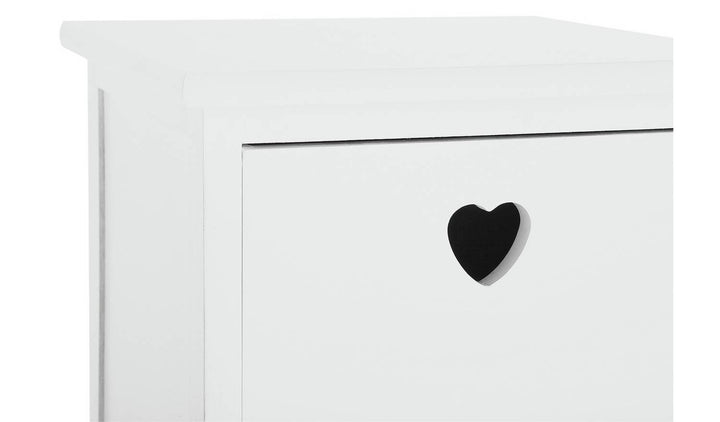 Home Edie 4 Drawer Storage Unit – White