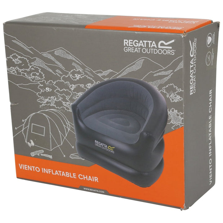 Regatta Viento Inflatable Chair Black/Ebony