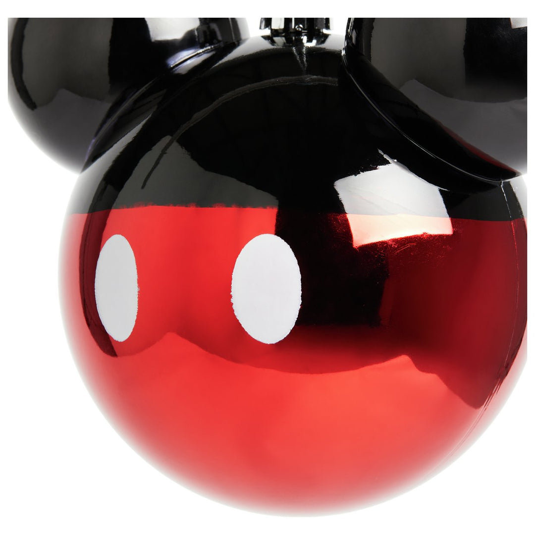 Disney Large Mickey Mouse Christmas Bauble - Red