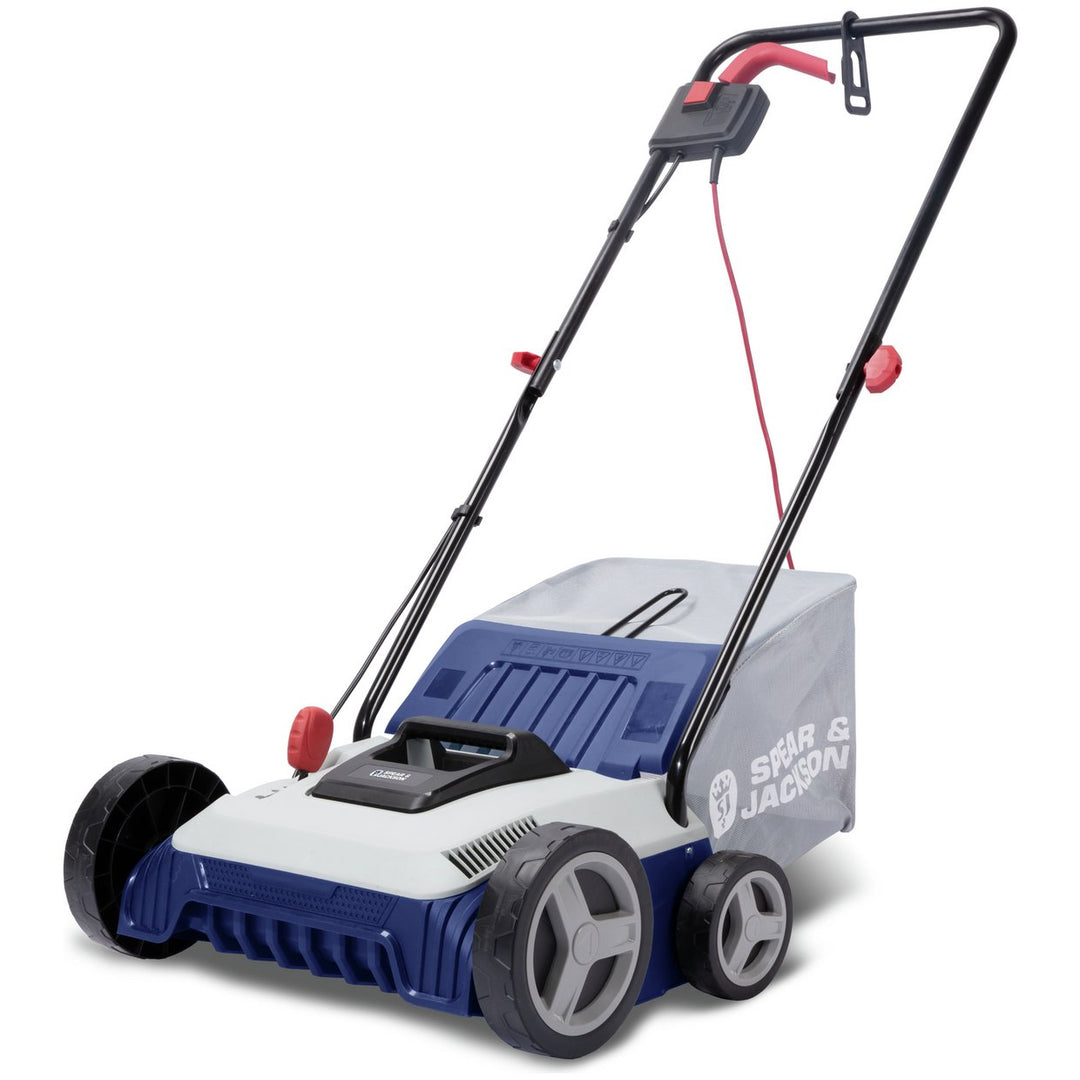 Spear &amp; Jackson 1500W 2-in-1 Electric Lawn Scarifier - MCESC&amp;R15