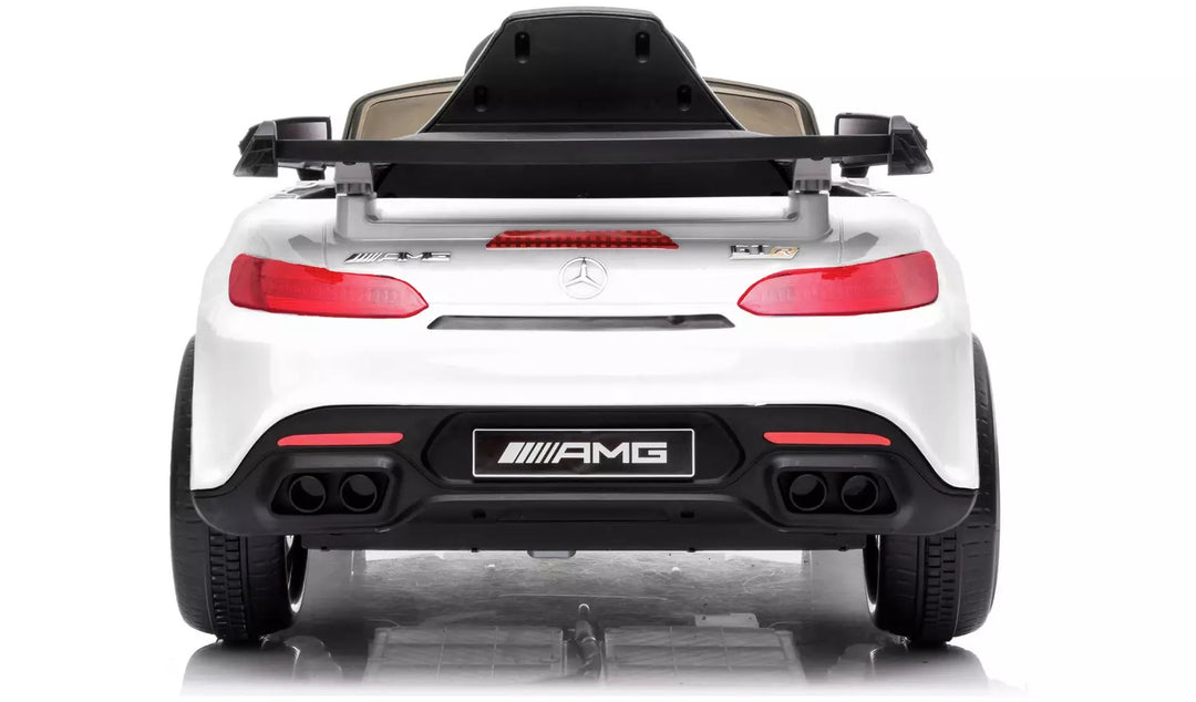 Mercedes Benz AMG GTR 6V Kids Electric Car - White
