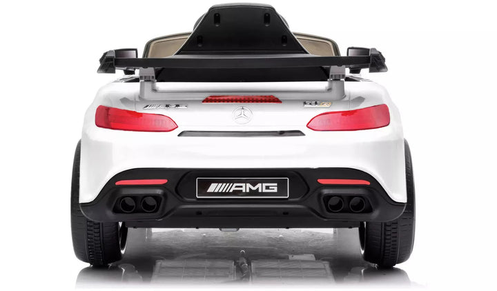 Mercedes Benz AMG GTR 6V Kids Electric Car - White