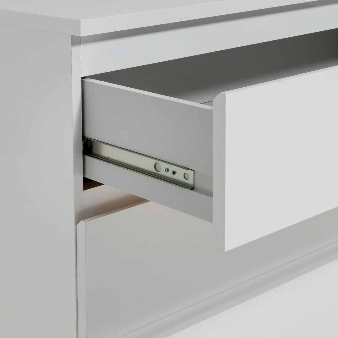 Home Jenson 3 Drawer Chest - Matte White